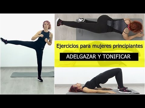 Tabla de ejercicios para tonificar mujer